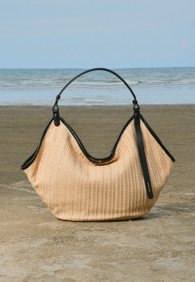 Eden Sculpted Hobo Bag (Caramel)